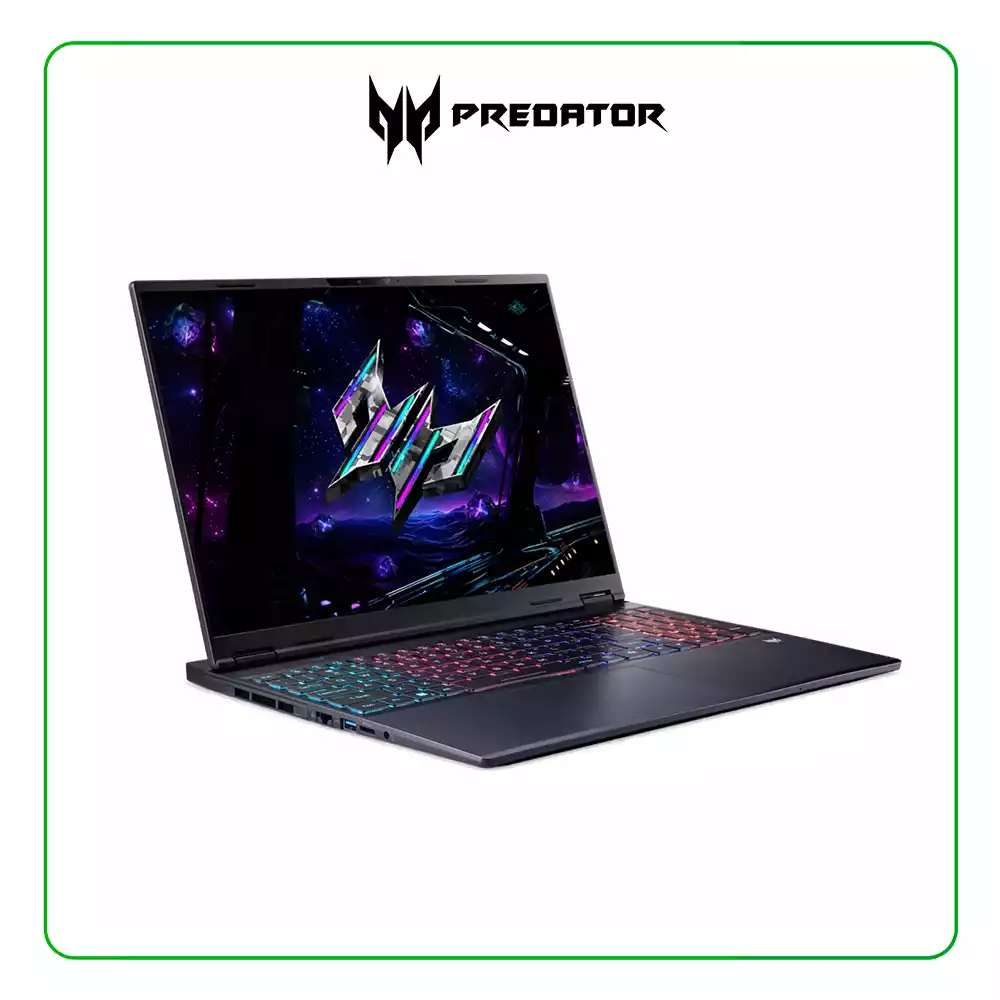 LAPTOP ACER PREDATOR HELIOS NEO 16 AI PHN16-73-93D4 INTEL CORE ULTRA 9, 275HX / 32GB RAM / 1TB SSD / 16” WQXGA, OLED, 240HZ / NVIDIA RTX 5070 Ti 12GB / WINDOWS 11