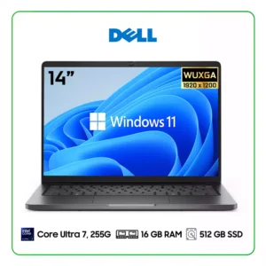 LAPTOP DELL 14 PRO INTEL CORE ULTRA 7, 255G / 16GB RAM / 512GB SSD / 14" WUXGA (1920 X 1200) / WINDOWS 11 PRO