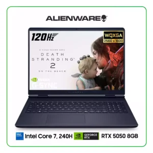 LAPTOP DELL ALIENWARE 16 AURORA AC16250 INTEL CORE 7, 240H / 32GB RAM / 512GB SSD / 16” WQXGA (2560 X 1600) 120Hz / NVIDIA RTX 5050 8GB / WINDOWS 11