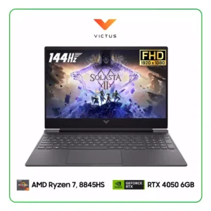 LAPTOP HP VICTUS 15-FB3013LA AMD RYZEN 7, 8845HS / 16GB RAM / 512GB SSD / 15.6” FHD (1920 X 1080) 144HZ, IPS / NVIDIA RTX 4050 6GB / FREEDOS