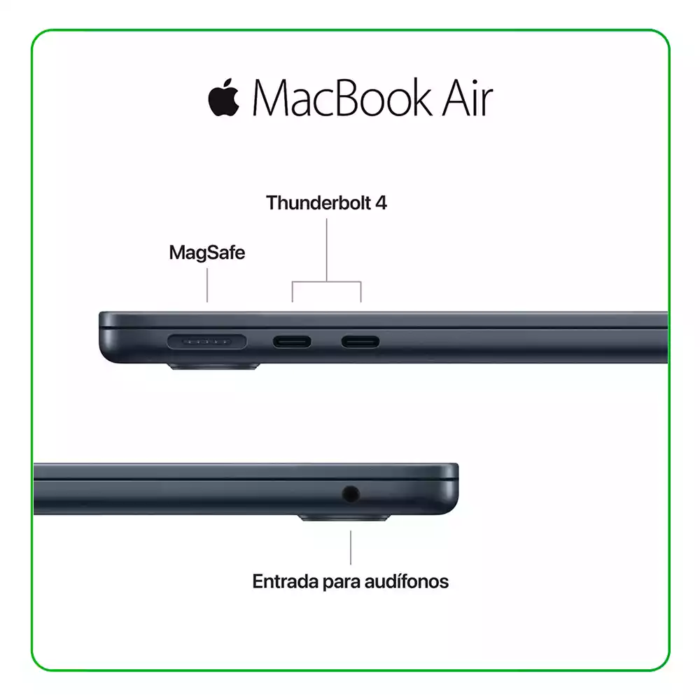 APPLE MACBOOK AIR 13, APPLE M5 / 16GB RAM / 512GB SSD / 13.6″ (2560 X 1664) 60Hz / MACOS / MIDNIGHT / MDHE4LL/A