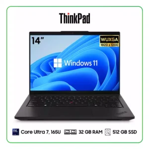 LAPTOP LENOVO THINKPAD L14 Gen 5 21L2S71S06 INTEL CORE ULTRA 7, 165U vPRO / 32GB RAM / 512GB SSD / 14" WUXGA (1920 X 1200) / WINDOWS 11 PRO