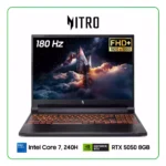 LAPTOP ACER NITRO V ANV16-72-789X Intel Core 7, 240H / 16GB RAM / 512GB SSD / 16" (1920 X 1200) IPS, 180HZ / NVIDIA RTX 5050 8GB / WINDOWS 11