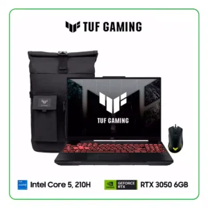 LAPTOP ASUS TUF GAMING F16 FX607VJB-RL209 INTEL CORE 5, 210H / 8GB RAM / 512GB SSD / 16” WUXGA (1920 X 1200) 144HZ / NVIDIA RTX 3050 6GB / FREEDOS