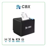 LECTOR DE CÓDIGO DE BARRAS CBX POS-808 TICKETERA TERMICA / 260 MM/SEG / CORTADOR AUTOMÁTICO / USB-SERIAL-ETHERNET / SALIDA FRONTAL-SUPERIOR DE PAPEL / 30% MENOR TAMAÑO /BLACK / INC FUENTE (90072610)