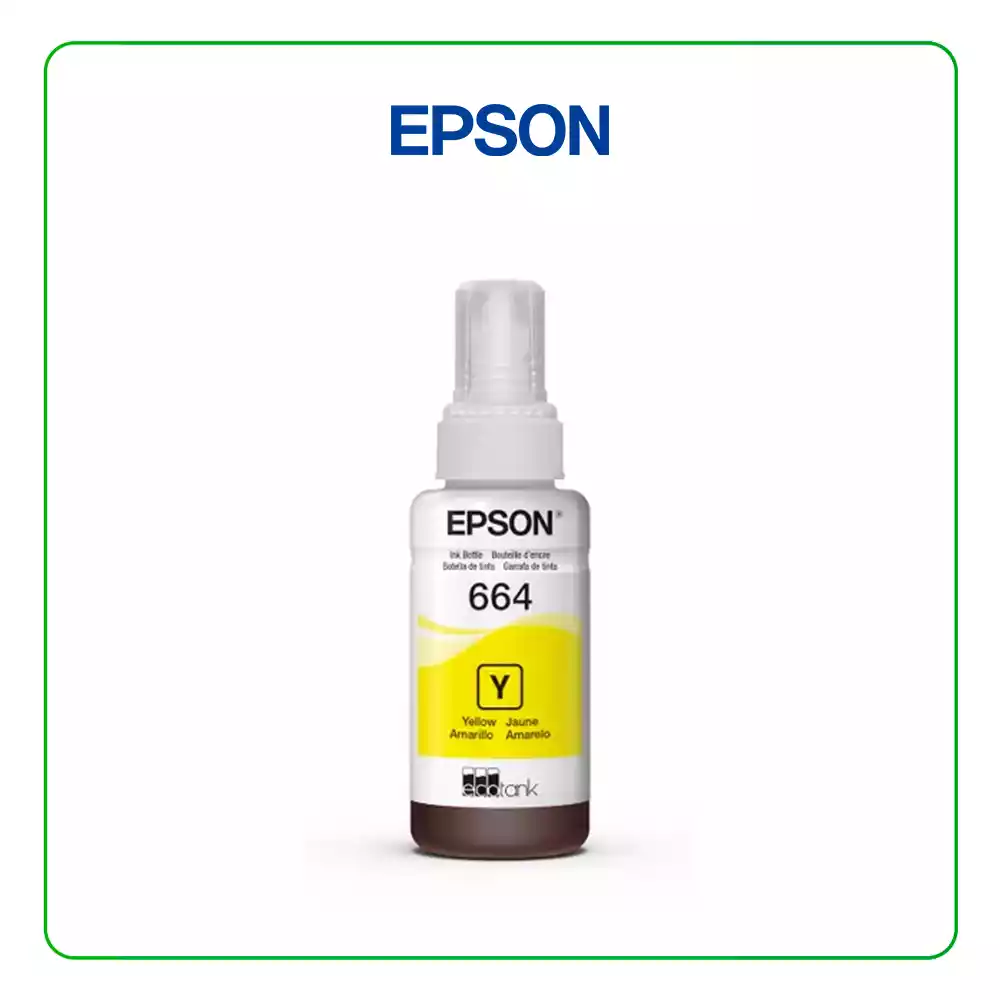 Tinta Epson 664 Yellow Botella 70ML