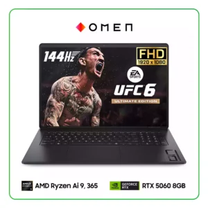 LAPTOP HP OMEN 17-DB1002LA AMD RYZEN AI 9, 365 / 32GB RAM / 1TB SSD / 17.3" FHD (1920 X 1080), 144Hz / NVIDIA RTX 5060 8GB / FREEDOS