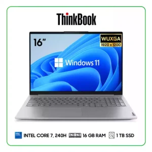 LAPTOP LENOVO THINKBOOK 16 G8 IAL INTEL CORE 7, 240H / 16GB RAM / 1TB SSD / 16″ WUXGA (1920 X 1200) / WINDOWS 11 PRO