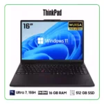 LAPTOP LENOVO THINKPAD P16s Gen 3 21KS001HUS INTEL CORE ULTRA 7, 155H / 16GB RAM / 512GB SSD / 16” WUXGA (1920 X 1200) / WINDOWS 11 PRO