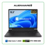 Laptop Dell Alienware 16 LDA15260 Intel Core 7, 240H / 16GB RAM / 512 GB SSD / 15.3″ 2K FHD+ (1920 X 1200) / Nvidia RTX 4050 6Gb / Windows 11 - Black