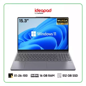 Laptop Lenovo IdeaPad Slim 3x 15Q8X10 83N3006BUS Snapdragon X, X1-26-100 / 16GB RAM / 512GB SSD / 15.3″ WUXGA (1920 X 1200) IPS / Windows 11