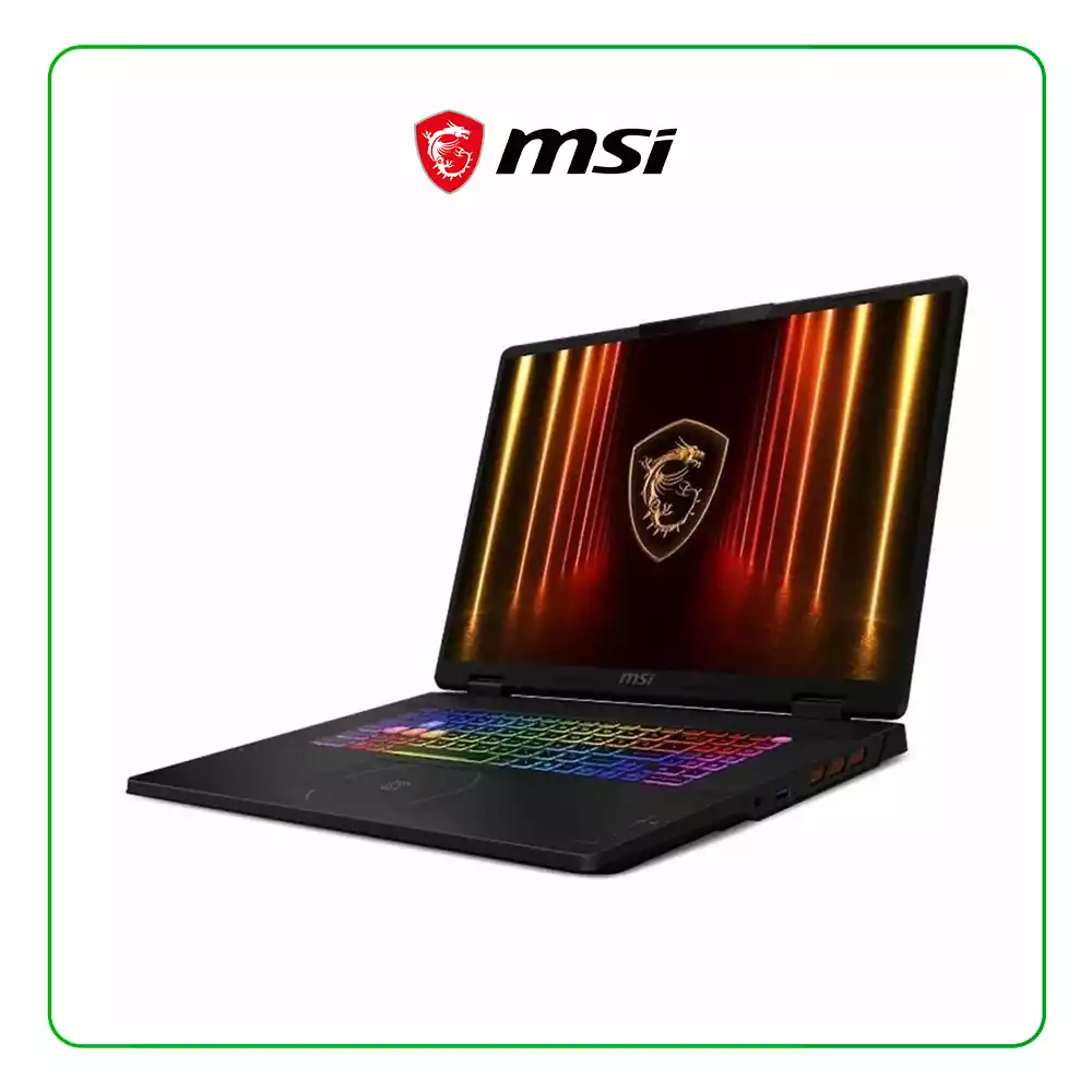 Laptop MSI CROSSHAIR A18 HX A8WGKG-009US AMD RYZEN 9, 8940HX / 32GB RAM / 1TB SSD / 18" QHD+ (2560 X 1600) 240HZ / Nvidia RTX 5070 8Gb / Windows 11