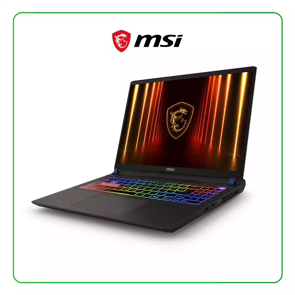 Laptop MSI VECTOR 16 HX AIA2XWIG-400US Intel Core Ultra 9, 275HX / 16GB RAM / 1TB SSD / 16" QHD (2560 X 1600) 240Hz / Nvidia RTX 5080 16GB / Windows 11 HOME